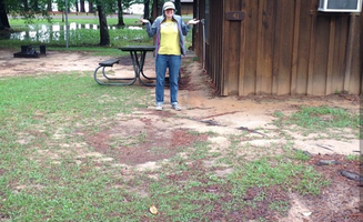 Ashley C.'s photo of a cabin at Martin Dies, Jr. State Park Campground near Newton, TX