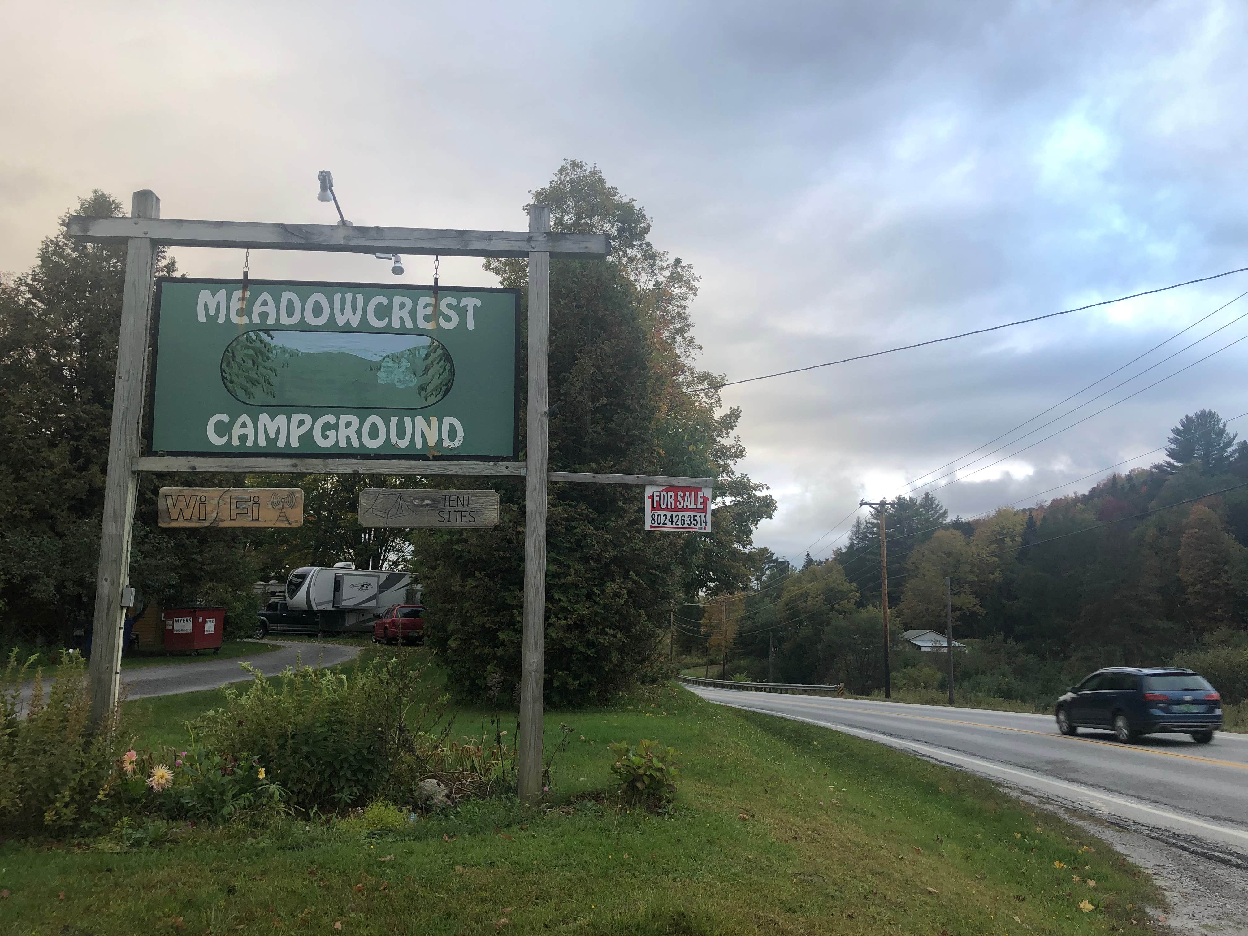 Camper-submitted photo at Meadowcrest Campground near Perkinsville, VT