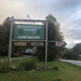 The campground is located right on Route 2. It is for sale which may explain why it is looking worn around the edges