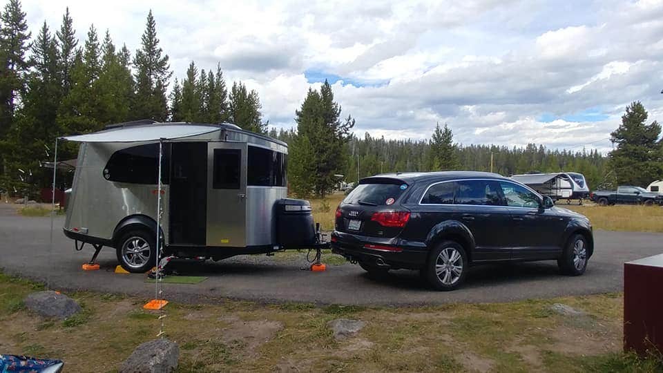 Shay F.'s photo of rv camping at Bridge Bay Campground — Yellowstone National Park near Silver Gate, MT