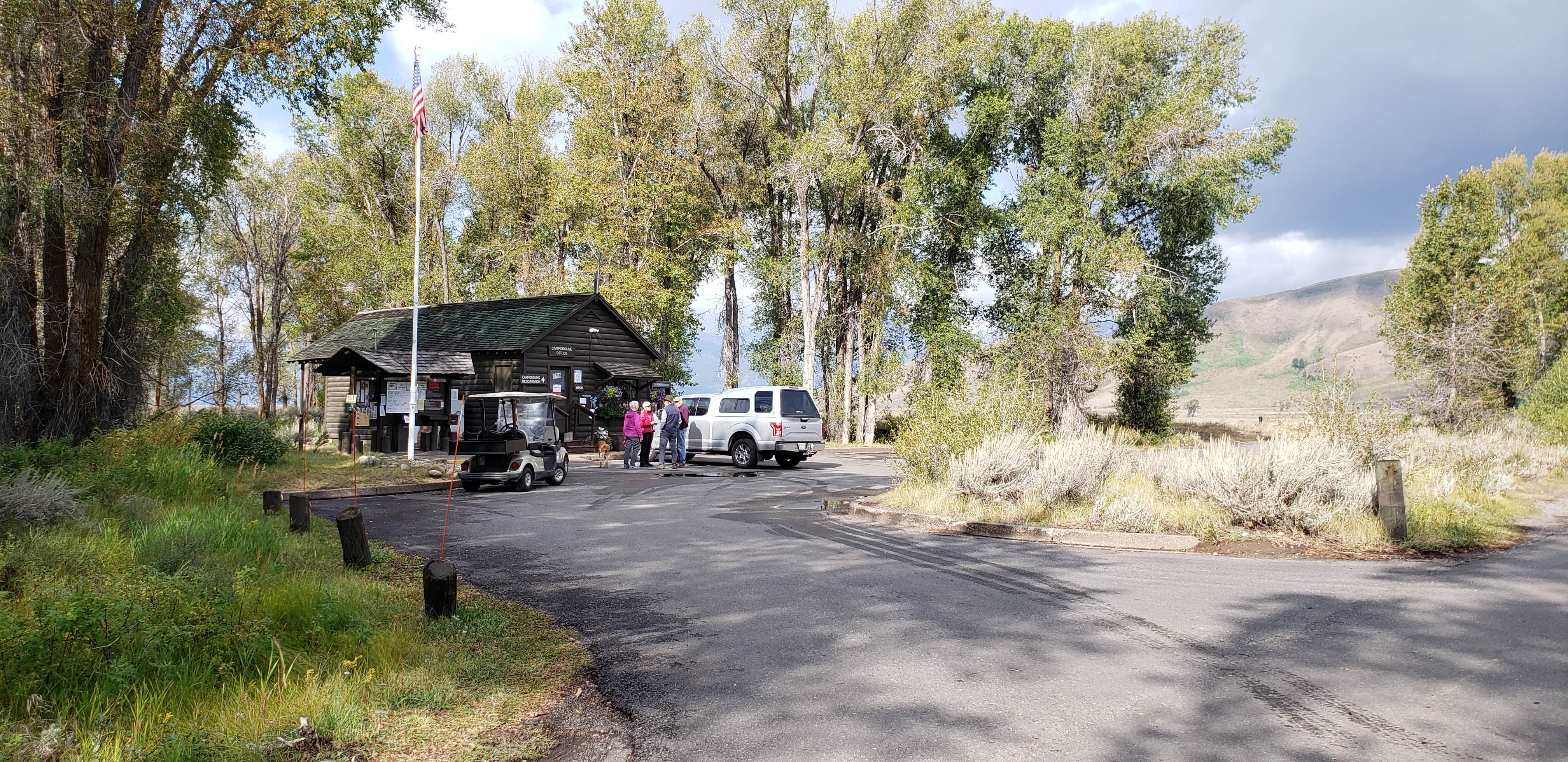 Ranger cabin for check in / campground office