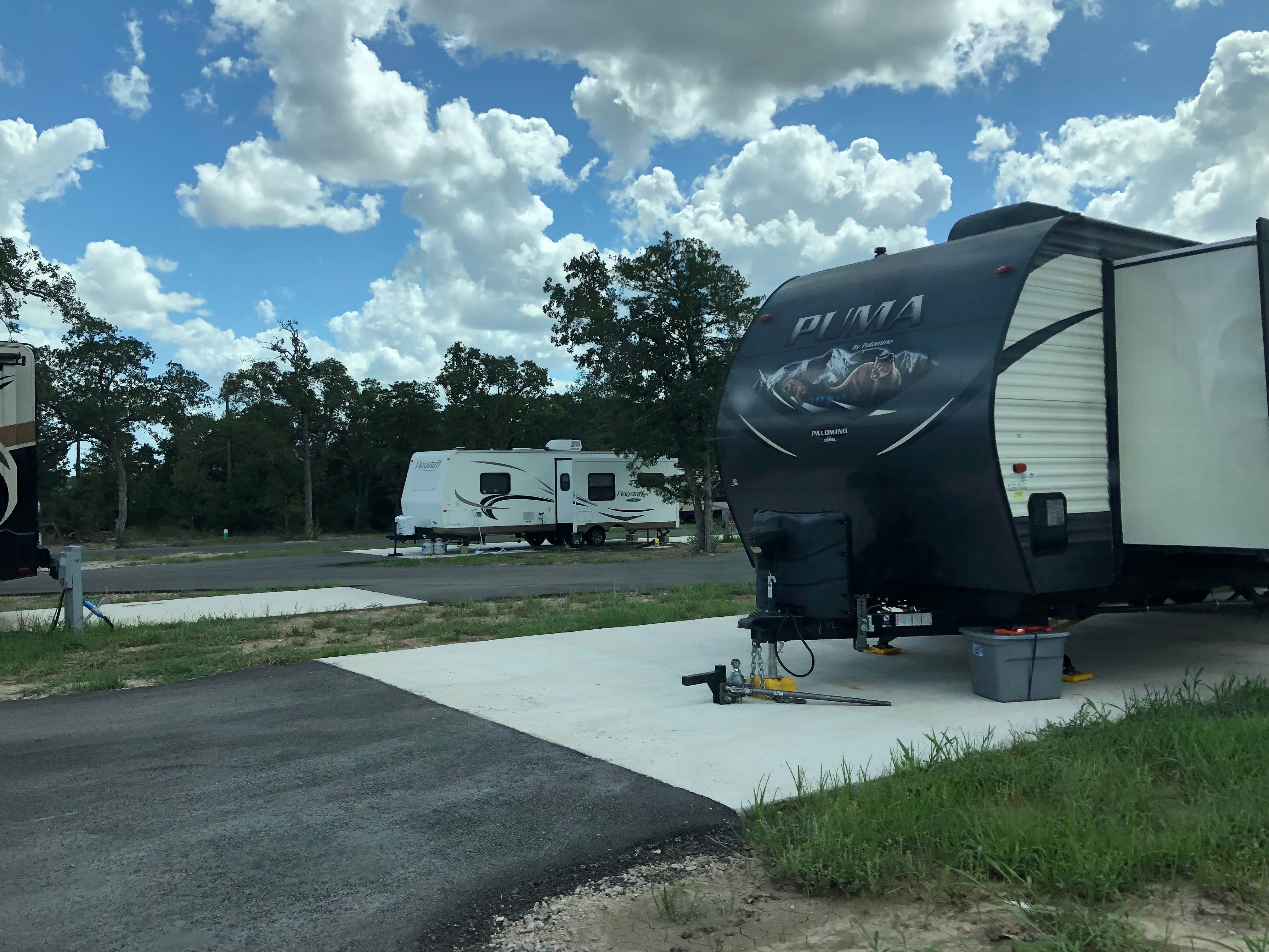 Alicia F.'s photo of rv camping at Giddings RV Park near Somerville Lake