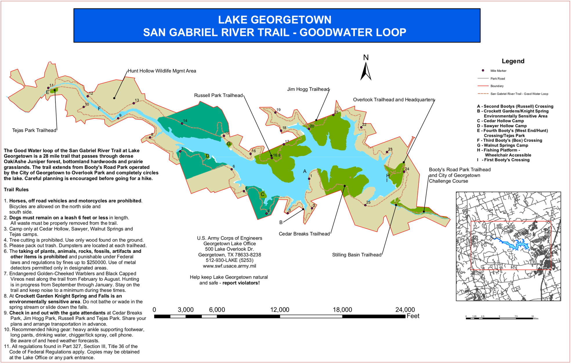 san gabriel river trail parking