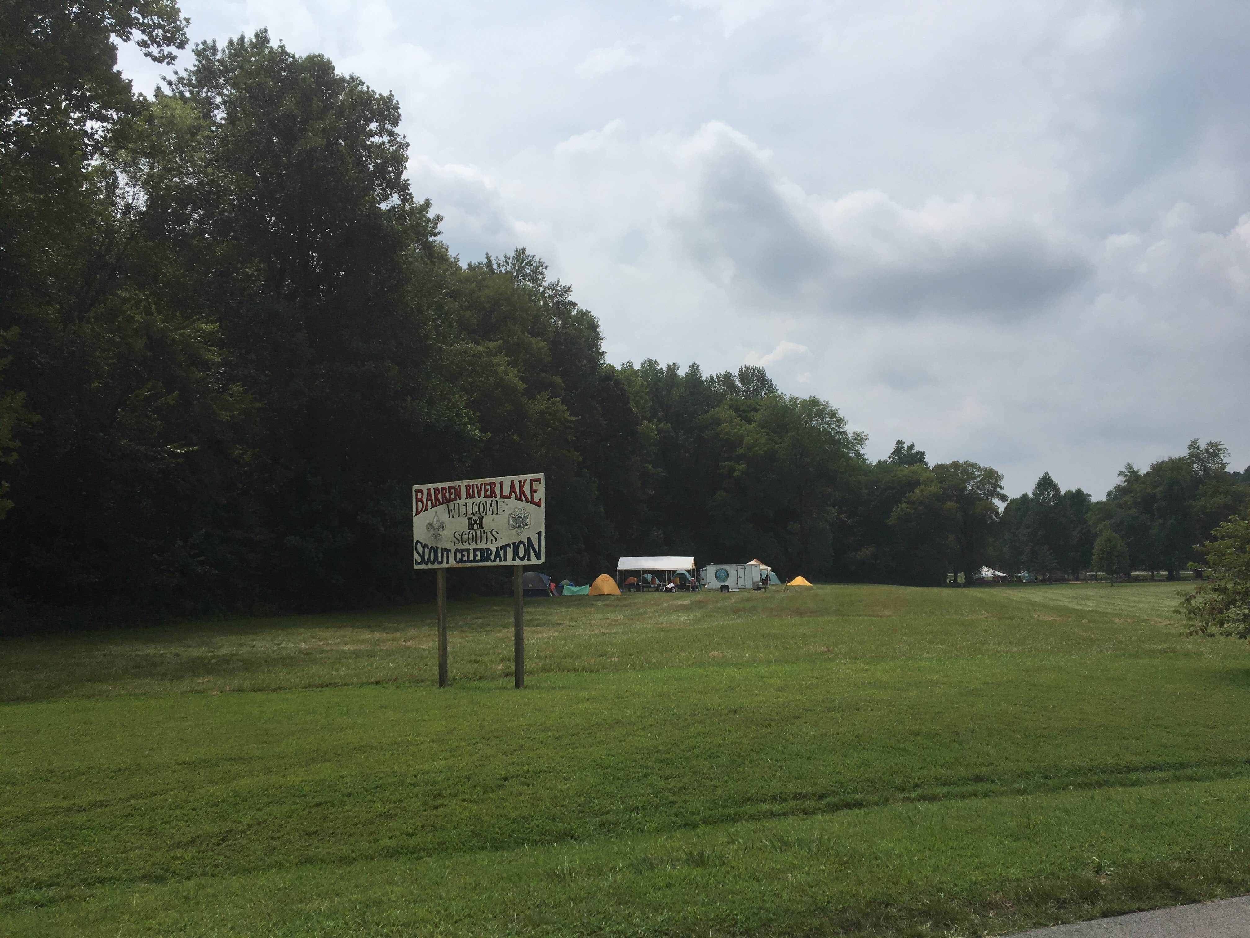 Camper-submitted photo at Tailwater Below Dam near Scottsville, KY