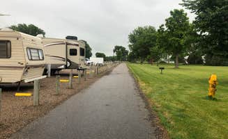 Hayley K.'s photo of rv camping at Griffin Park near Lake Oahe
