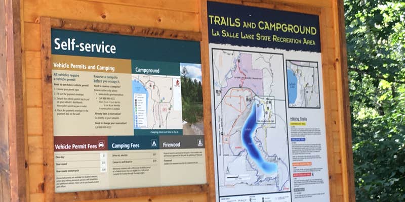 Camper submitted image from La Salle Lake State Recreation Area Campground