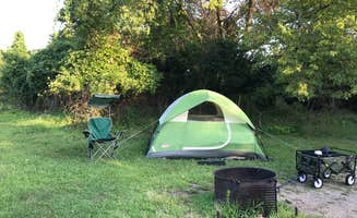 Yolanda  T.'s photo of tent camping at Sandy Hook — Gateway National Recreation Area near Rockville Centre, NY
