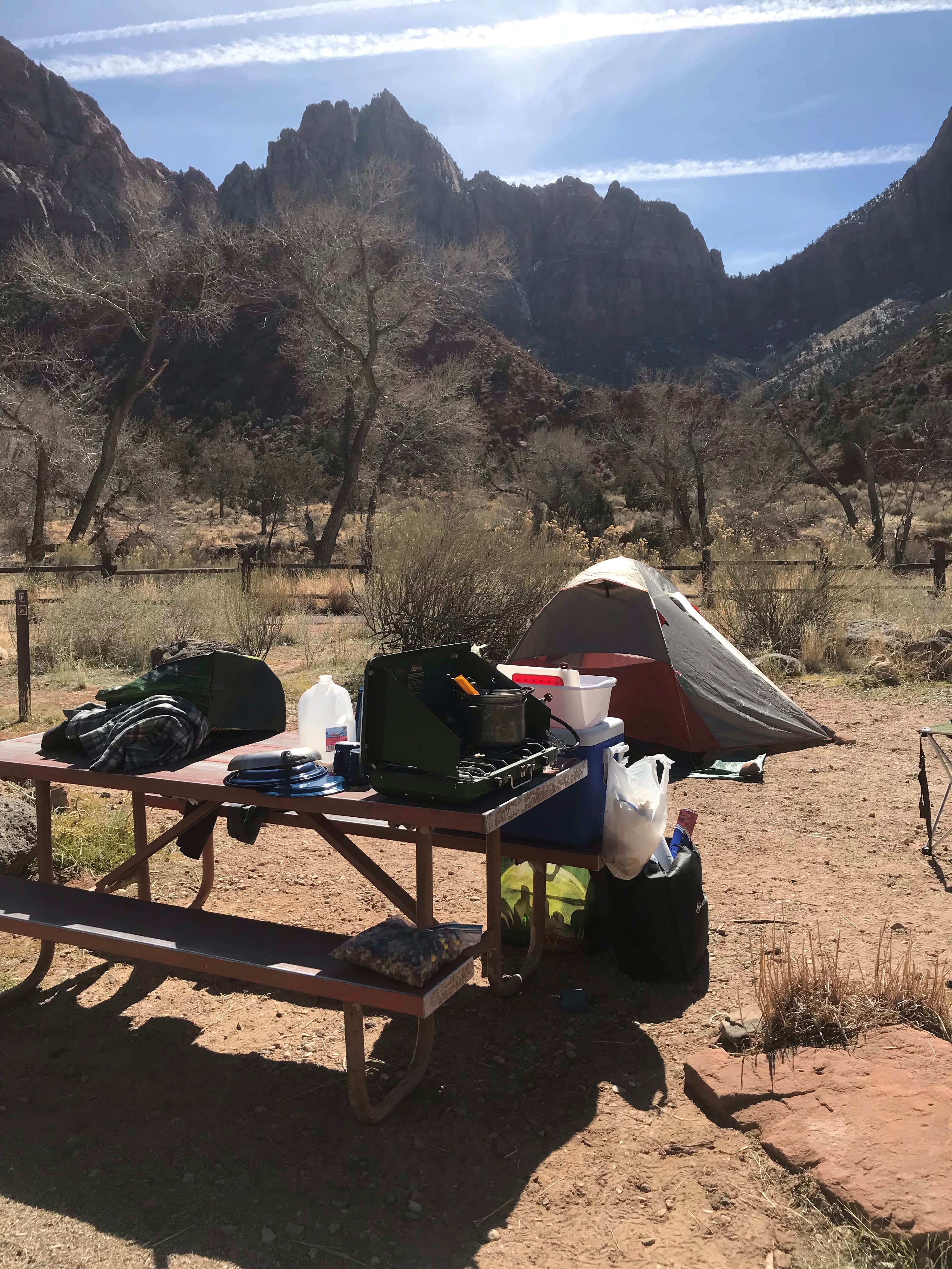 Rebecca S.'s photo at Watchman Campground — Zion National Park near Hildale, UT