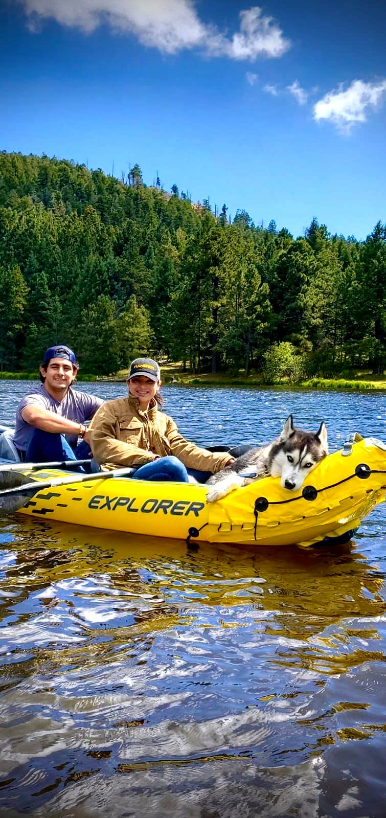 Aaron O.'s photo of camping with pets at Riggs Flat Campground near Morenci, AZ