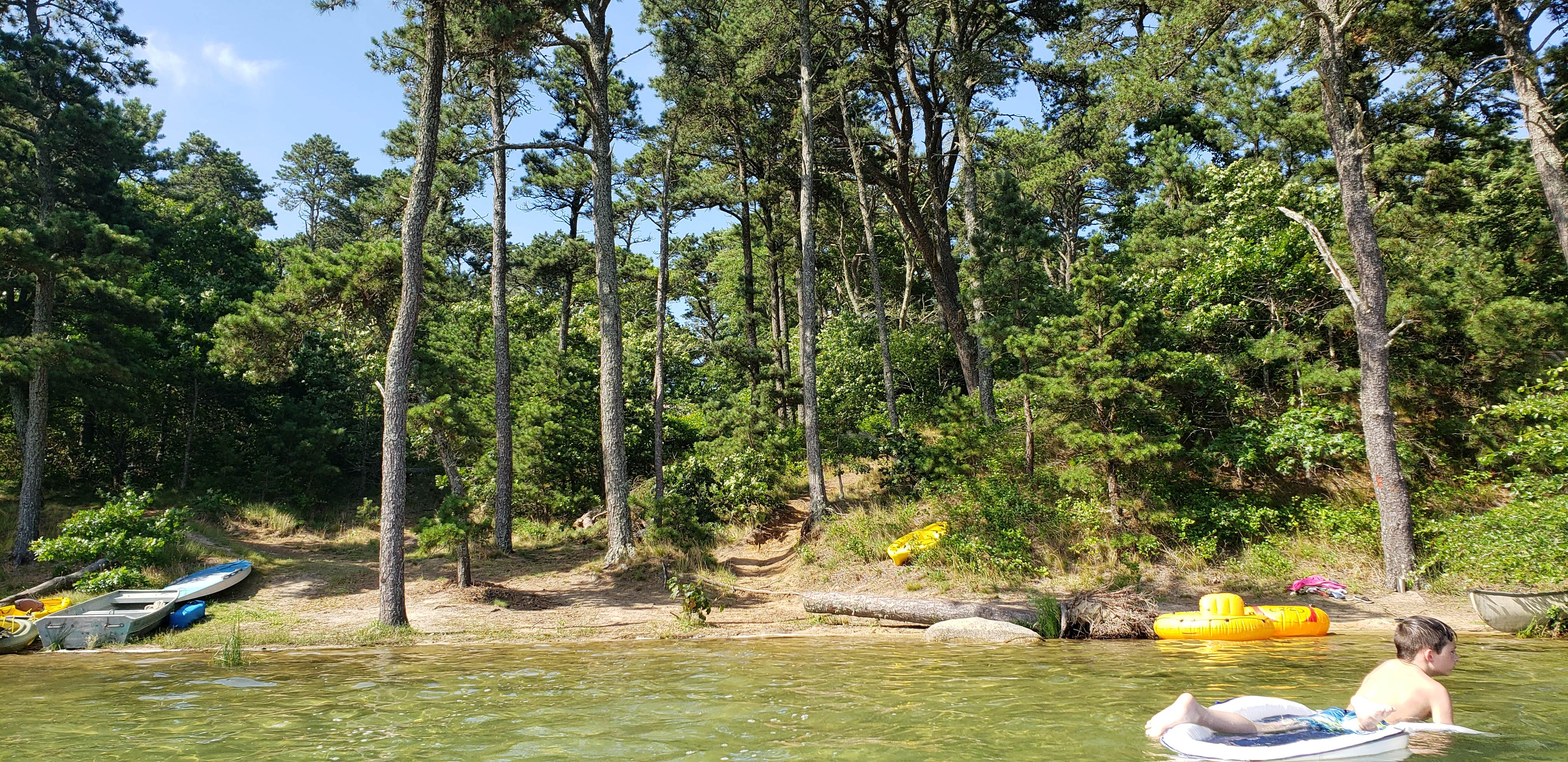 Crystal clear kettle pond