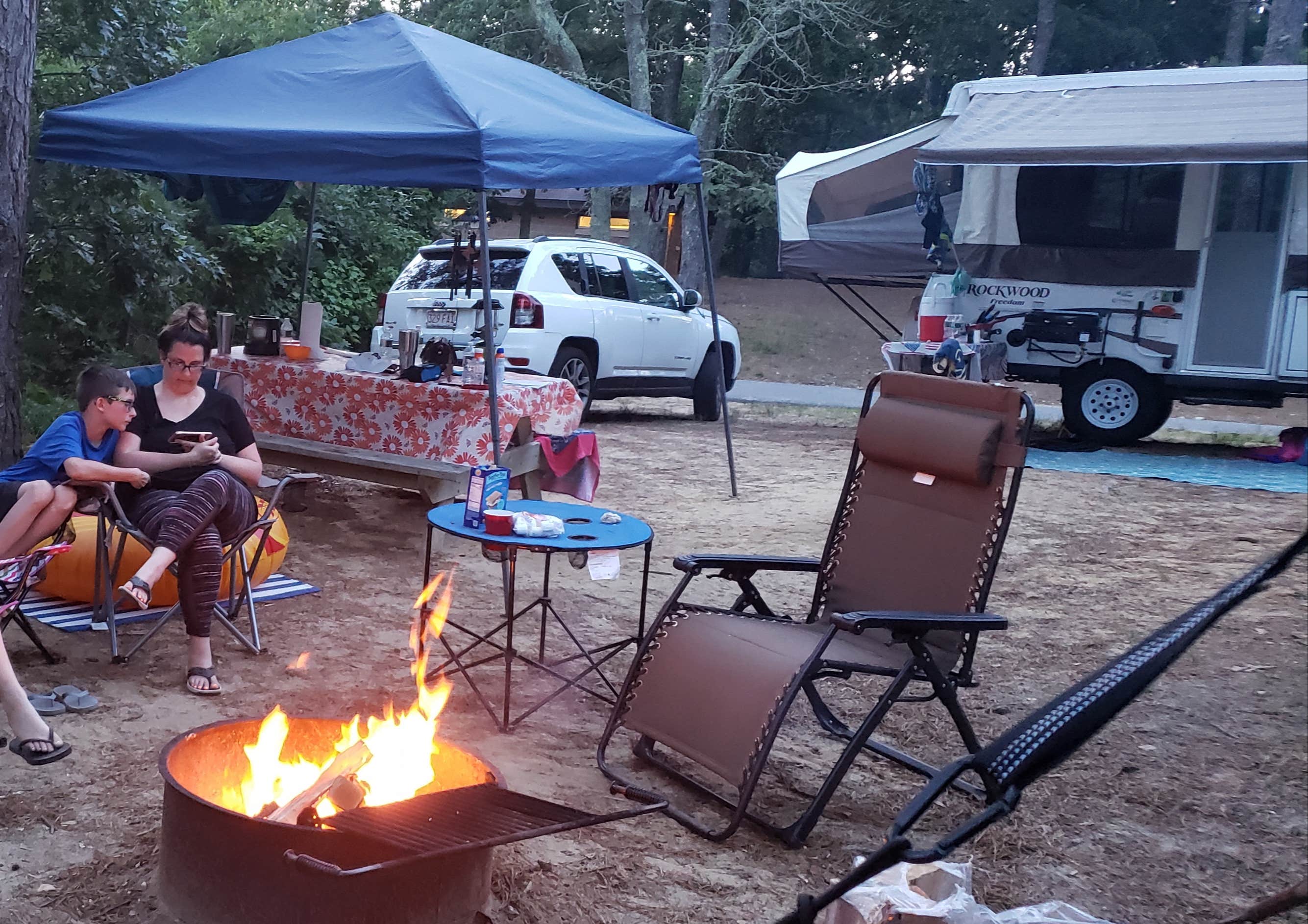 Spacious campsites