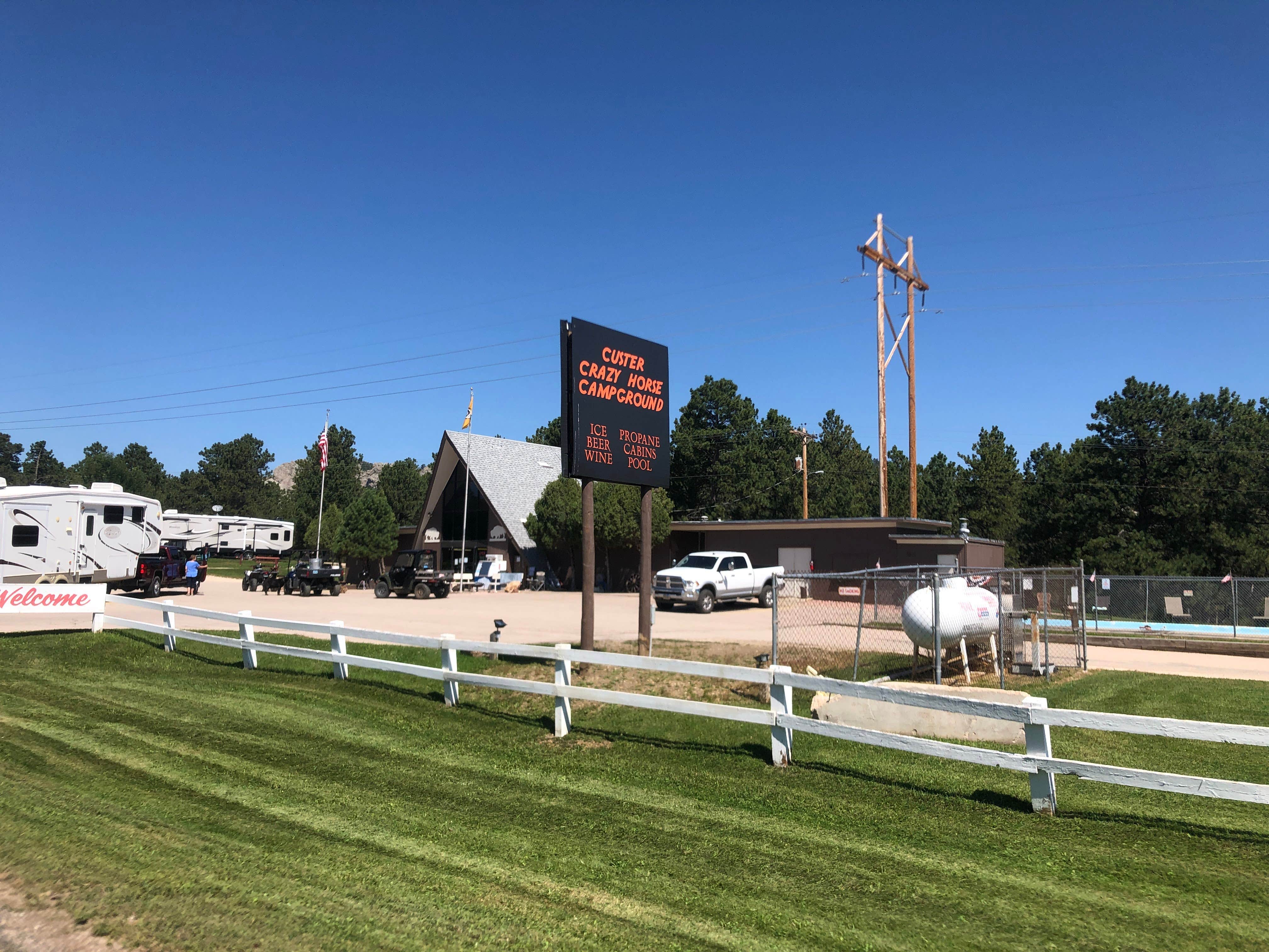 Camper submitted image from Custer Crazy Horse Campground & Cabin 13 Coffee Shop - 3