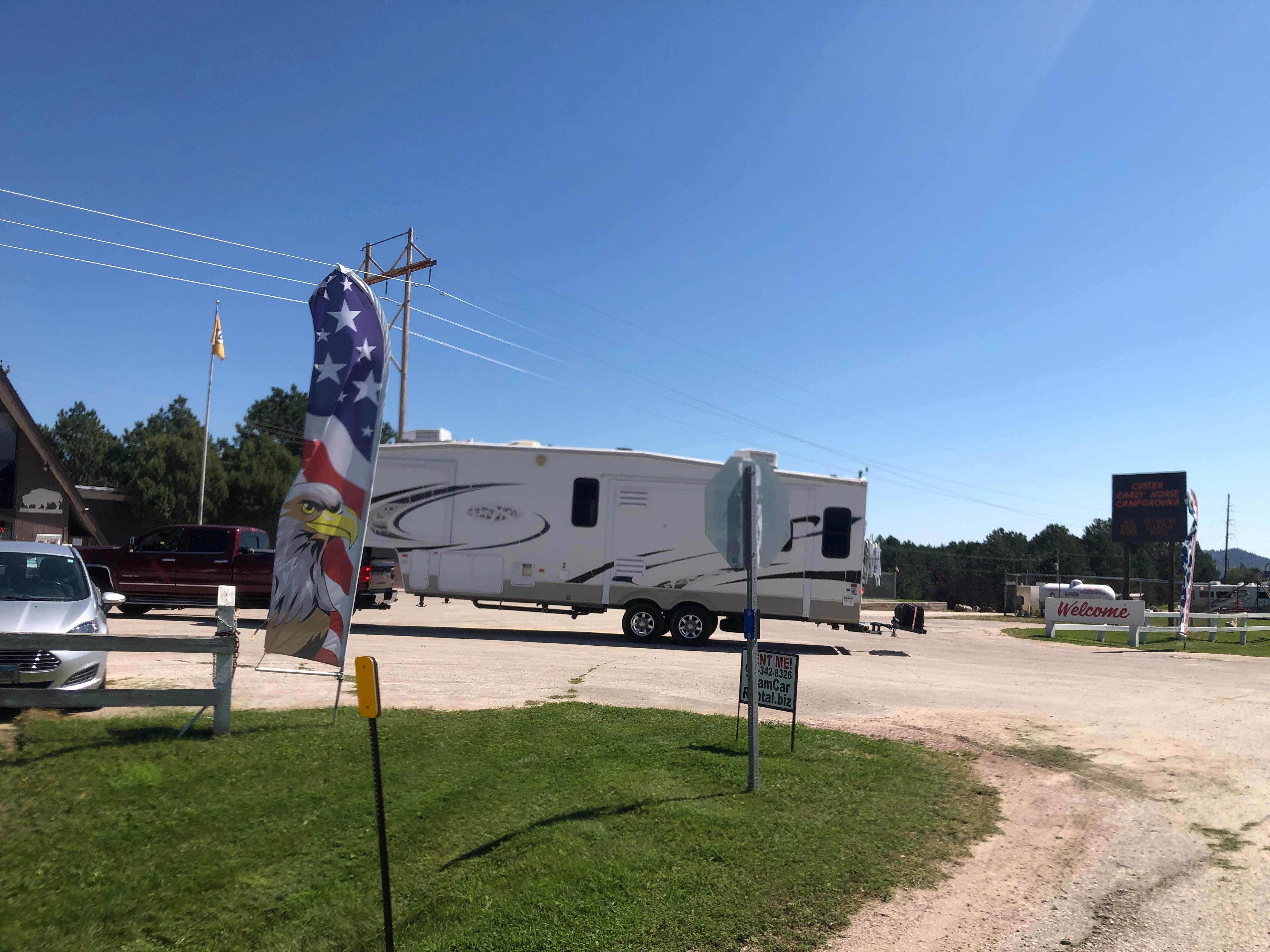 Camper submitted image from Custer Crazy Horse Campground & Cabin 13 Coffee Shop - 4