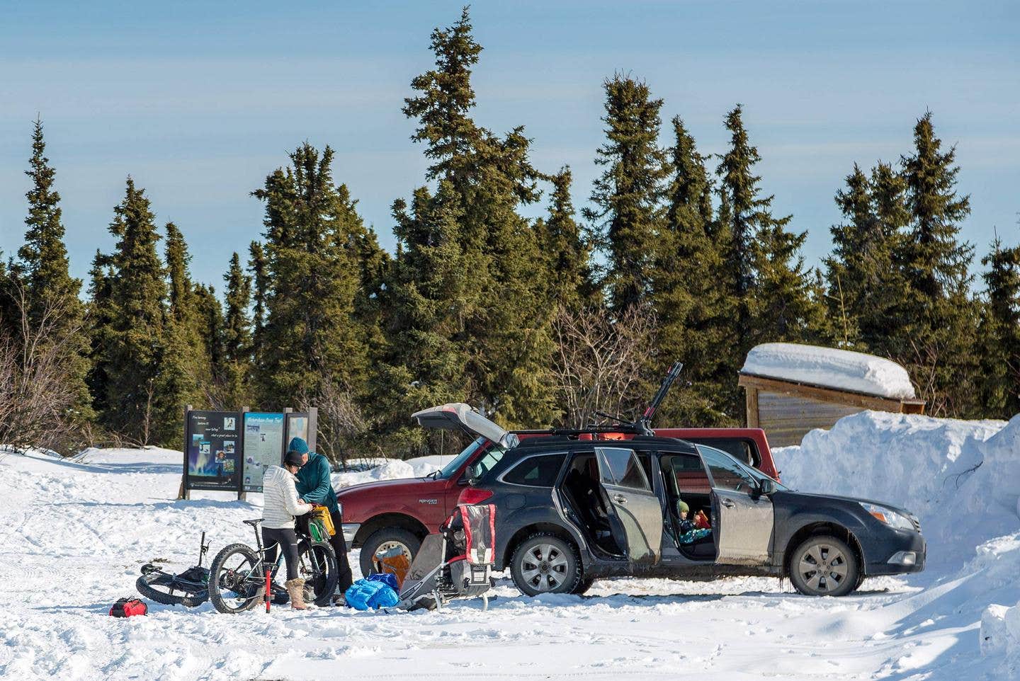 Camper submitted image from White Mountains National Recreation Area - Alaska Cabins - 4