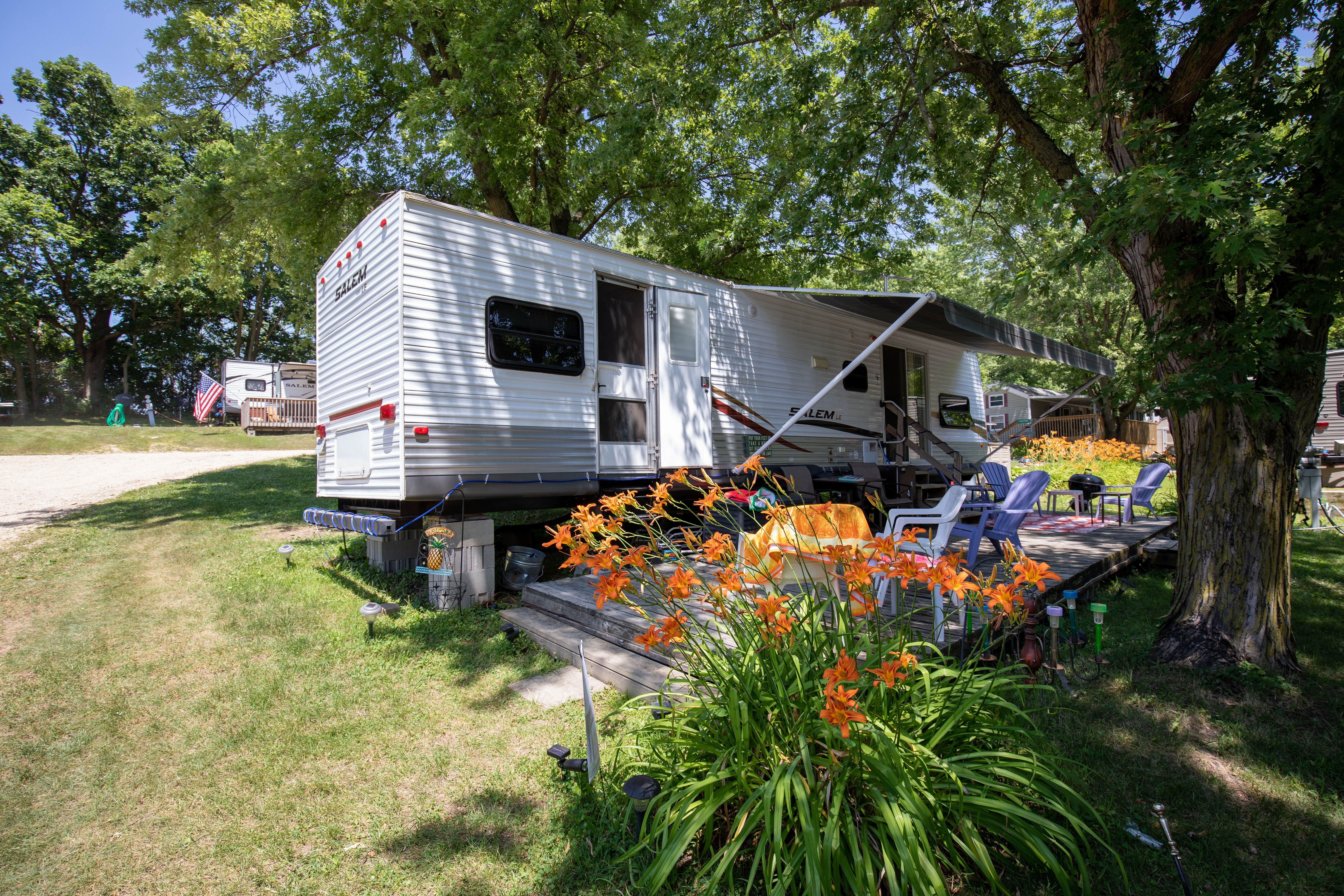 Tricia T.'s photo of rv camping at Lake Louise RV Resort near Lena, IL
