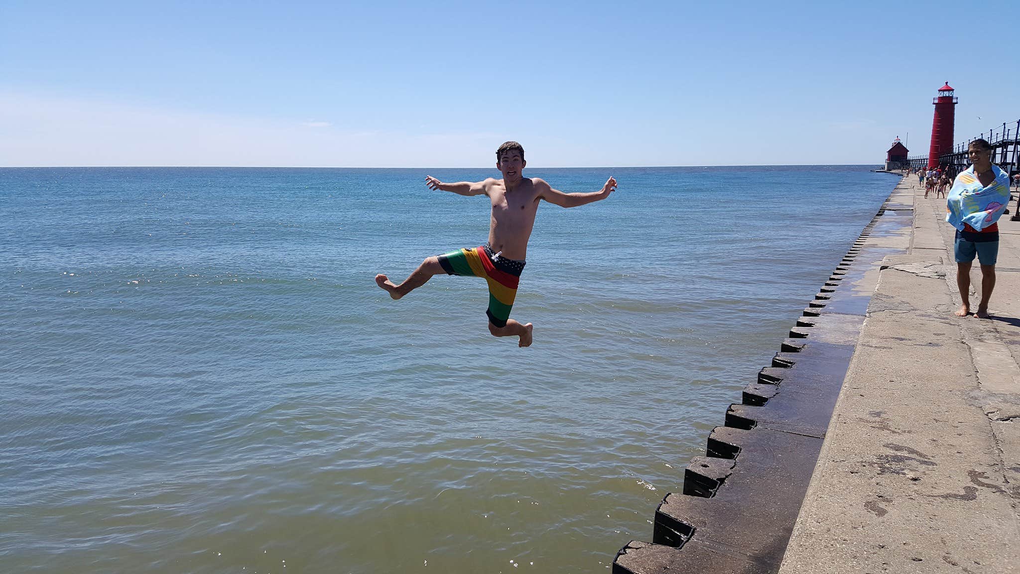 Camper submitted image from Grand Haven State Park Campground - 4