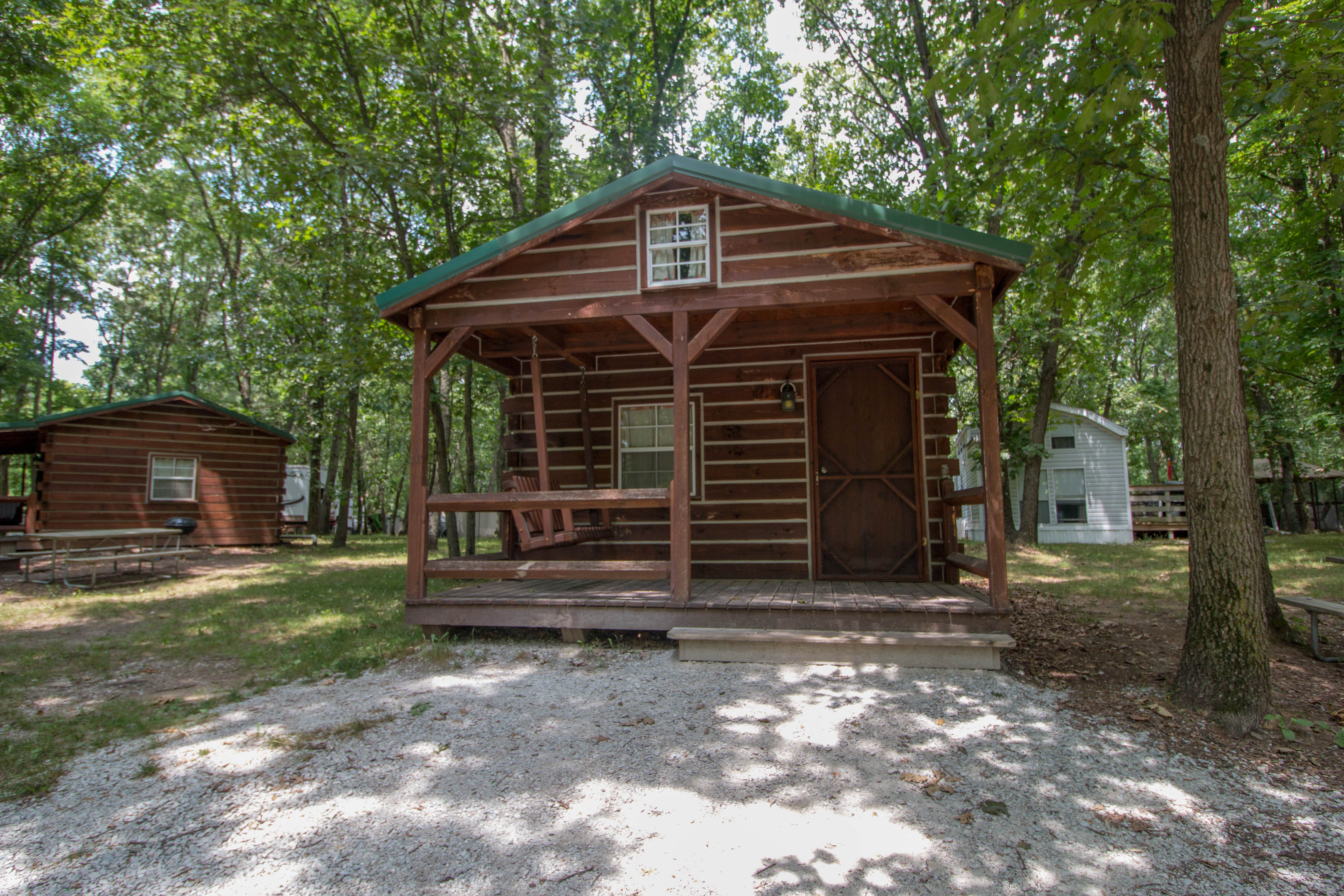 Tricia T.'s photo of glamping accommodations at Oak Lake RV Resort near Orland Park, IL