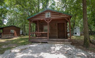 Tricia T.'s photo of a cabin at Oak Lake RV Resort near Westville, IN