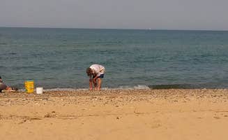 Lisa H.'s photo of camping with pets at Van Buren State Park Campground near St. Joseph, MI