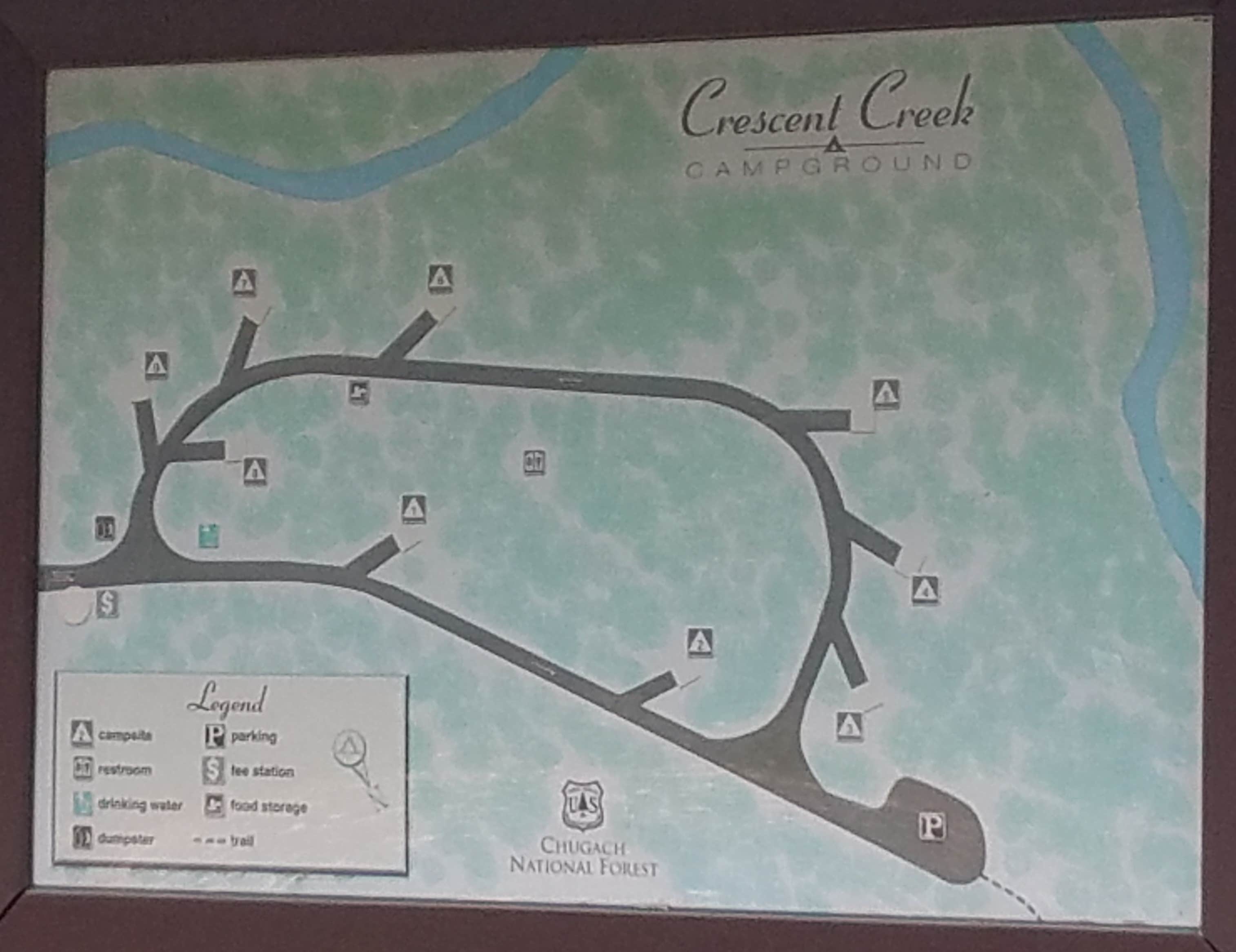 Camper-submitted photo at Crescent Creek near Anchorage, AK