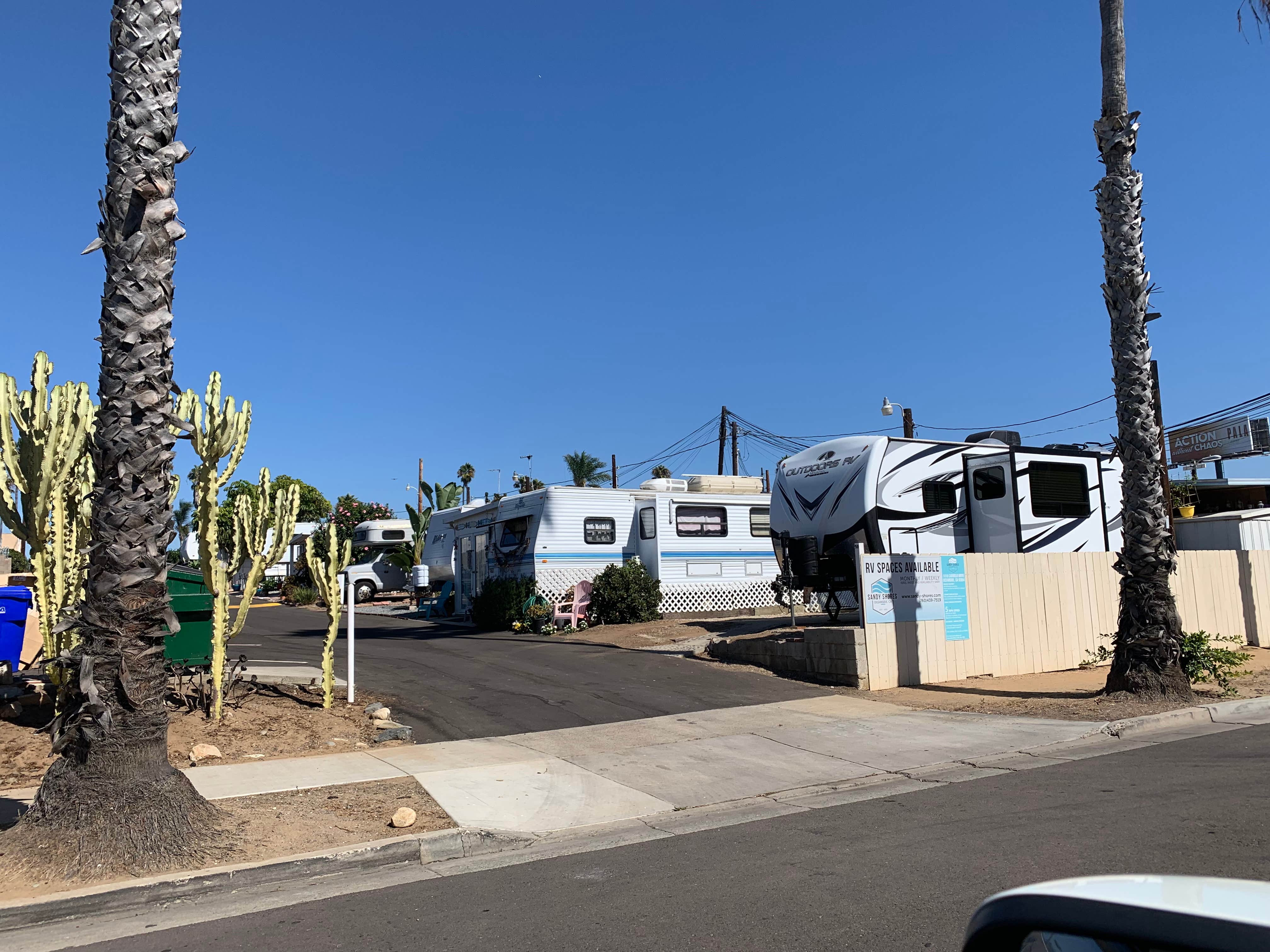 Kate W.'s photo of rv camping at Sandy Shores RV Park near San Clemente, CA