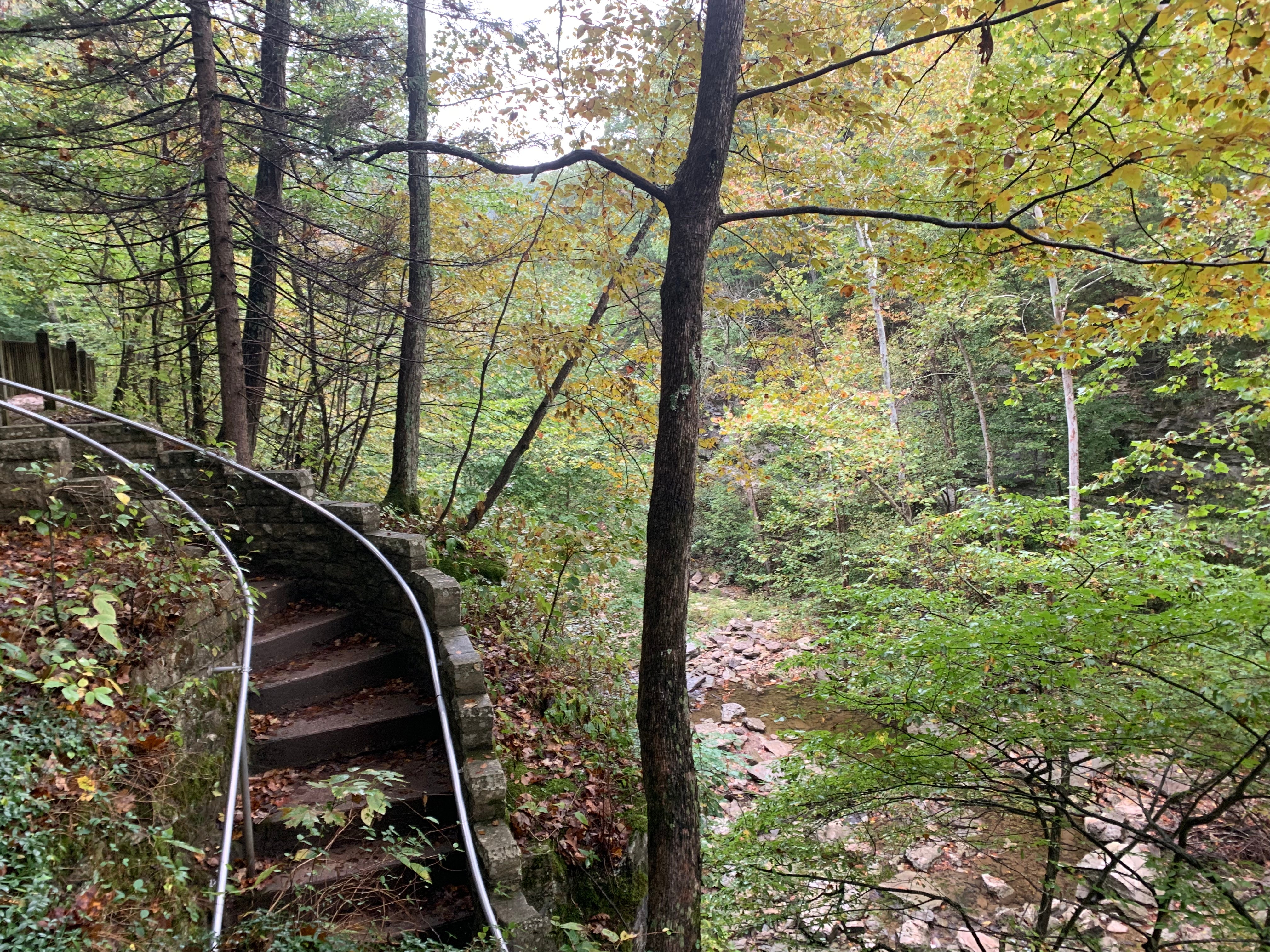 Stairs to Falls Overlook