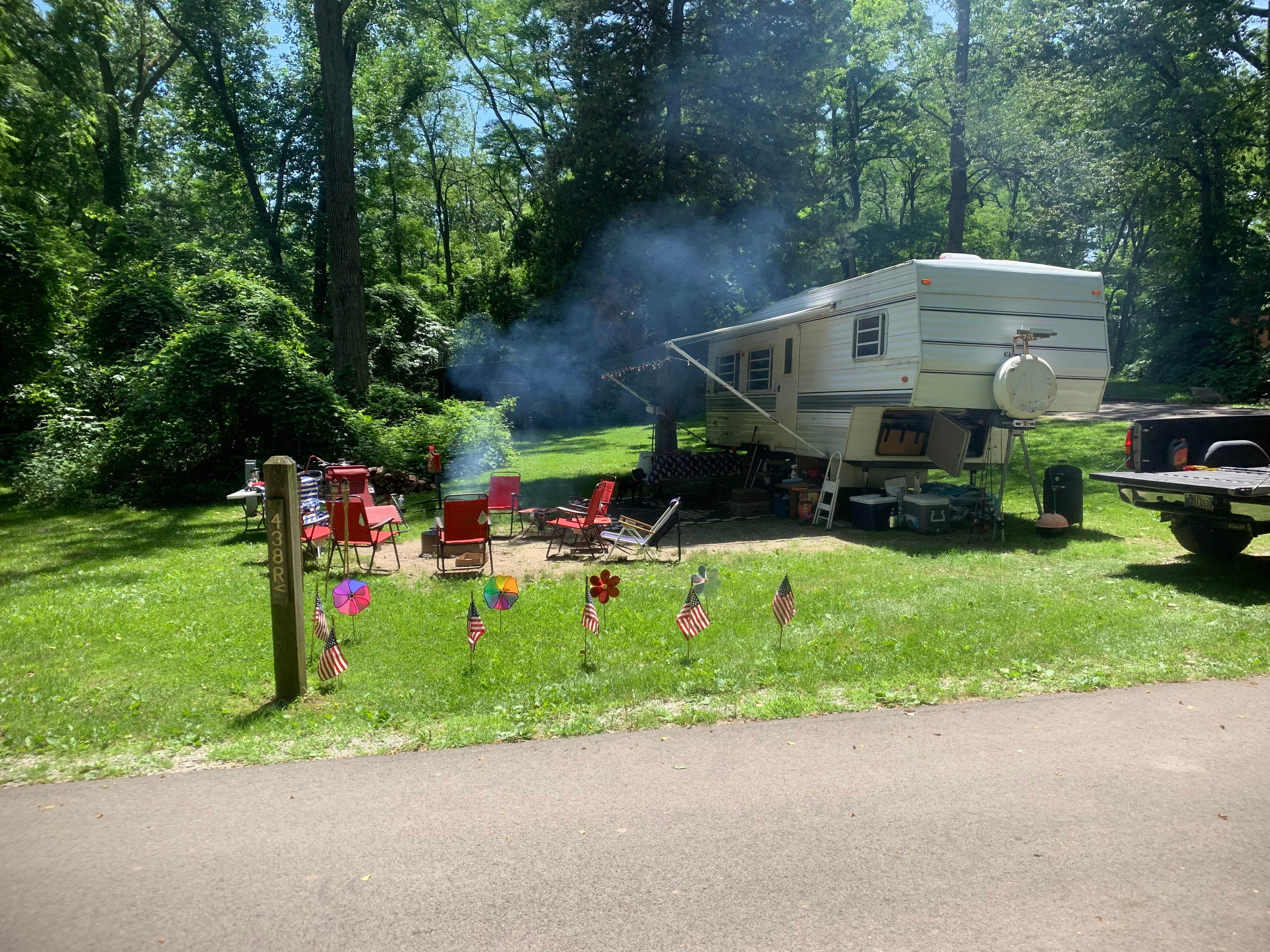 Ray R.'s photo of rv camping at Pokagon State Park Campground near Osseo, MI