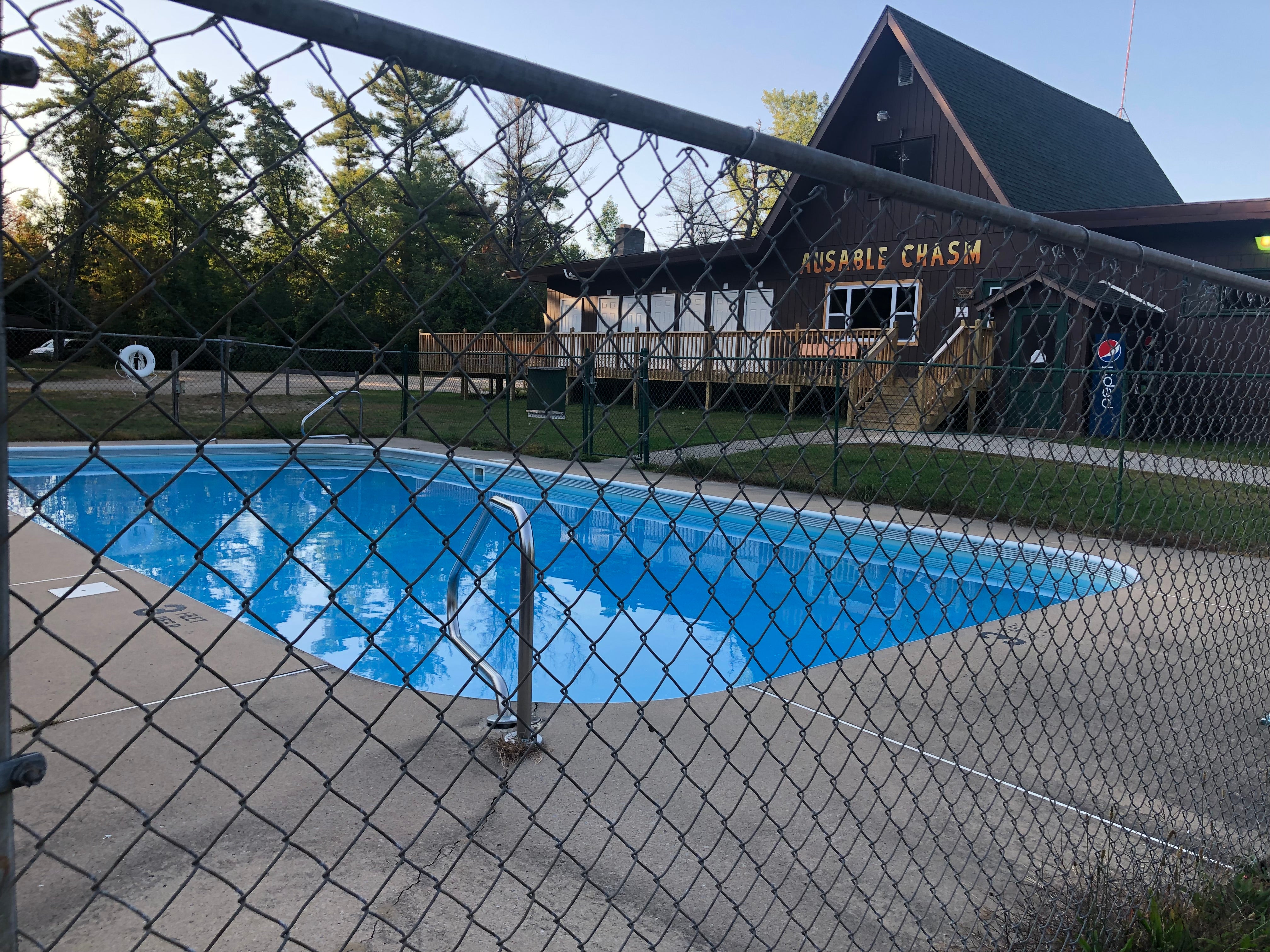 The pool was still open after Labor Day