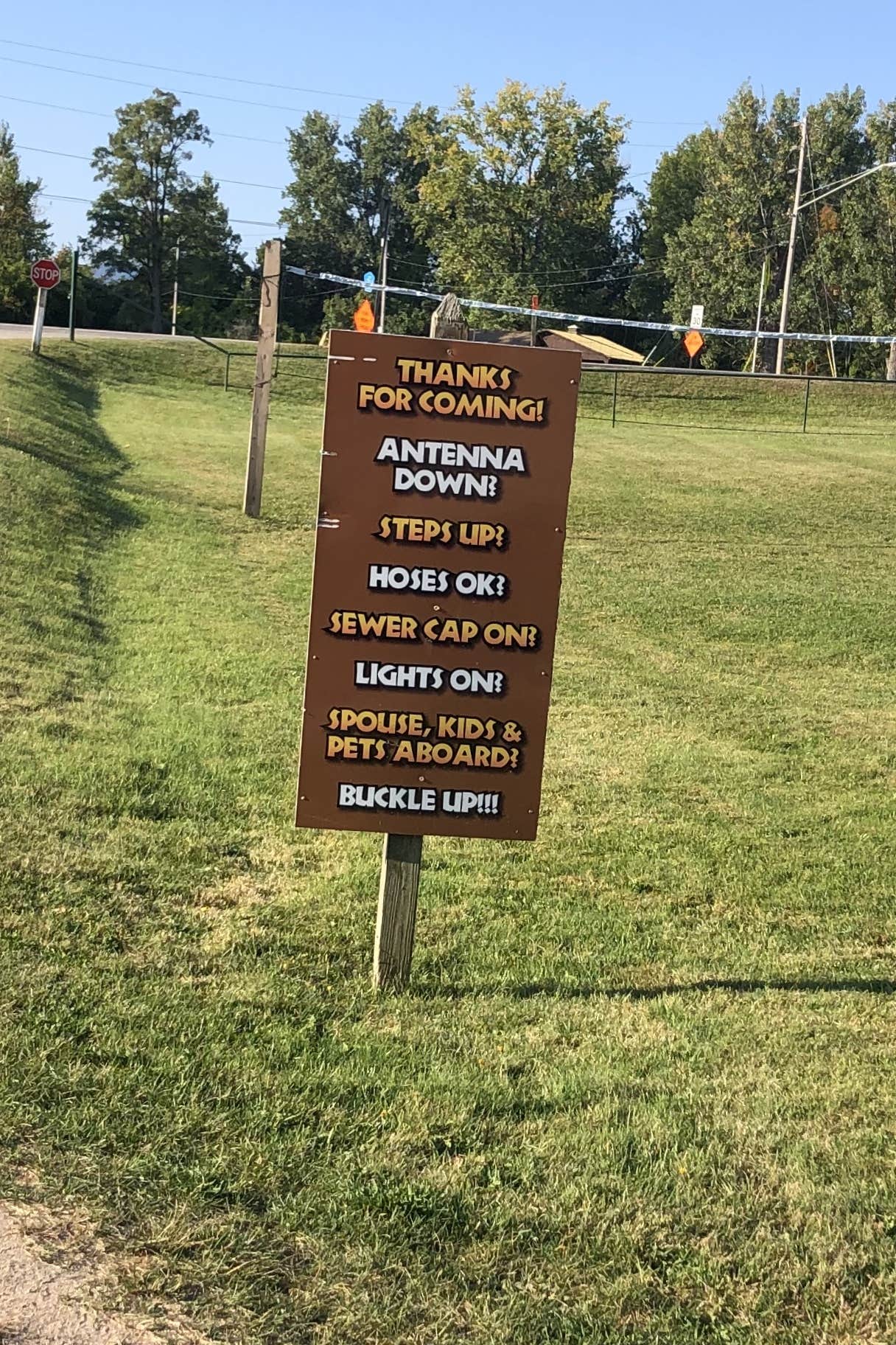 the exit checklist with humor