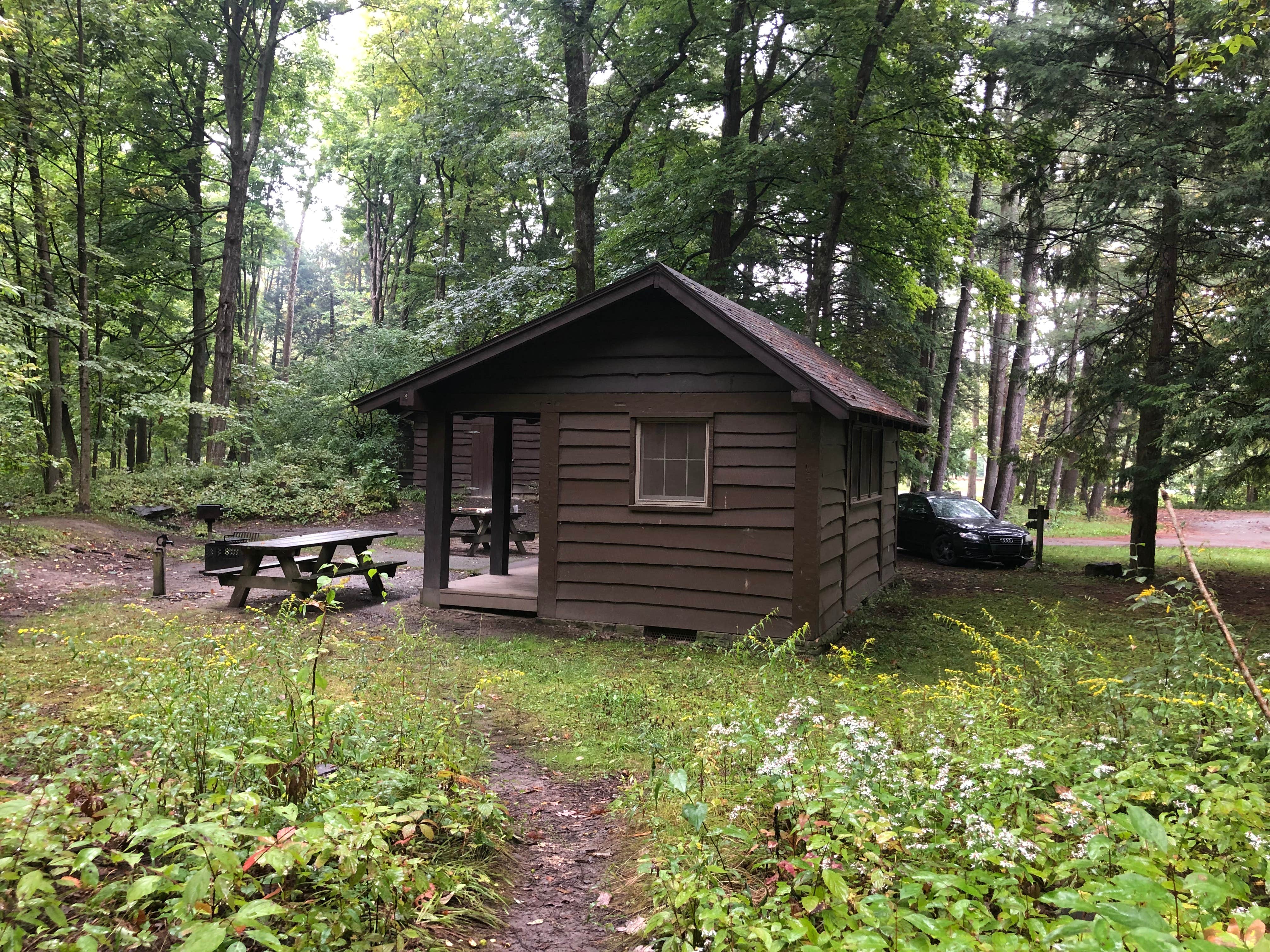 Lee D.'s photo of a cabin at Robert H. Treman State Park Campground near Brackney, PA