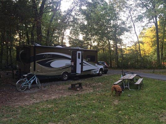 J K.'s photo of camping with pets at Gifford Pinchot State Park Campground near Gettysburg, PA