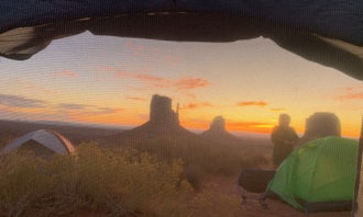 Camping near Narrow Canyon Orchards Campsite: The View Campground, Monument Valley, Arizona