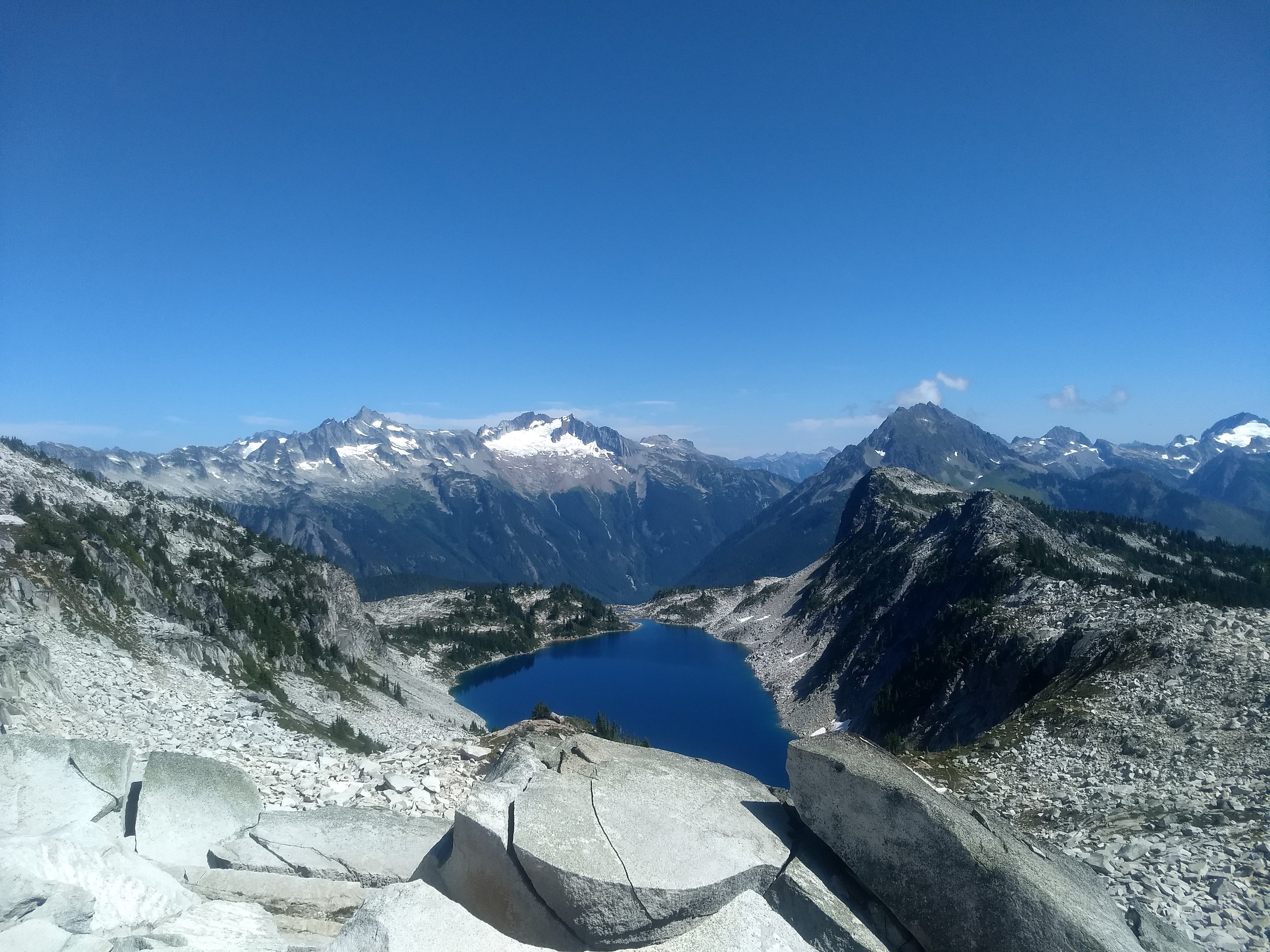 This is The view on the Hidden Lake trail - the lake.  I suggest doing this hike if you can!
