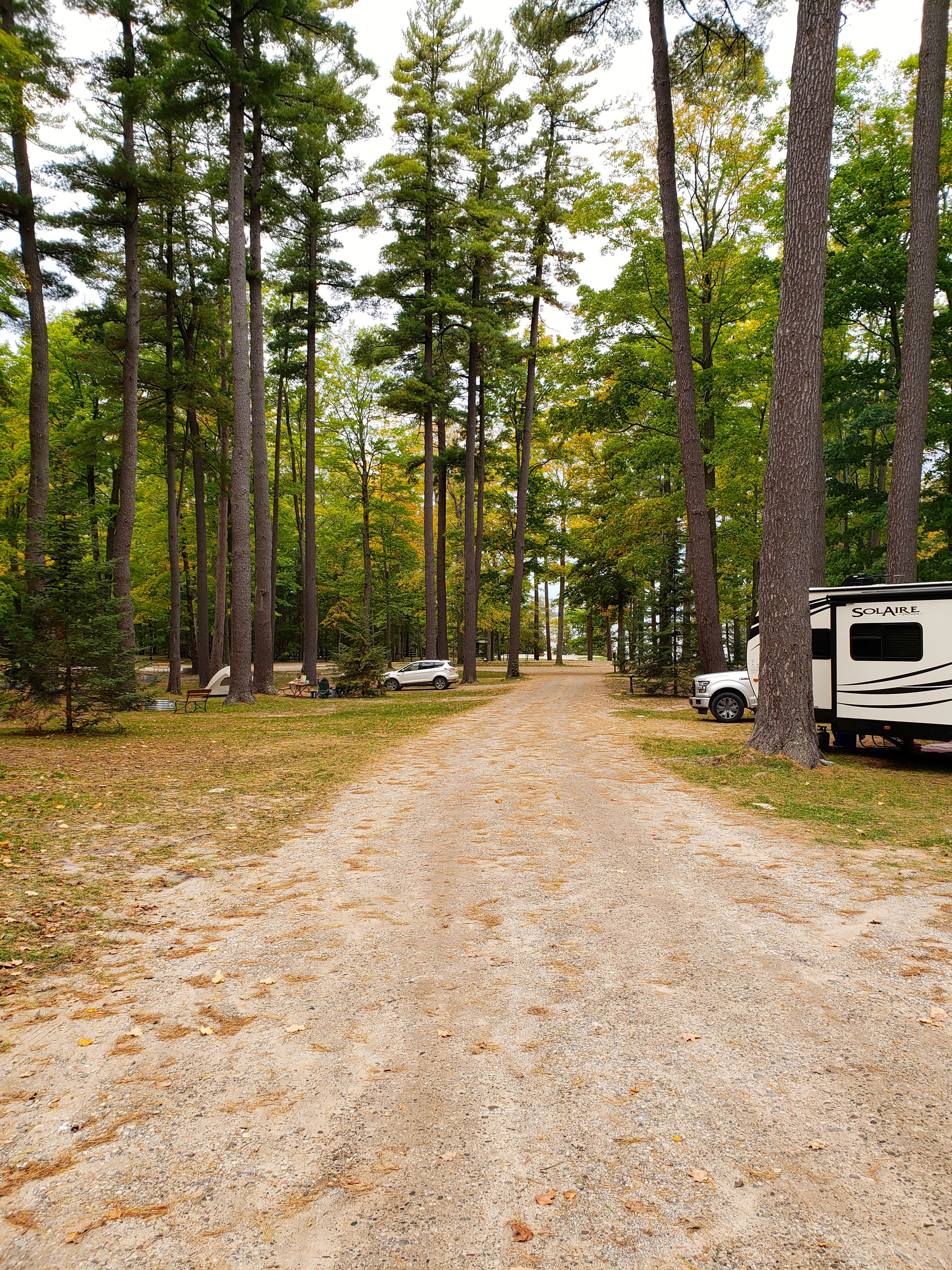 Dustin D.'s photo of rv camping at Onaway State Park Campground near Indian River, MI