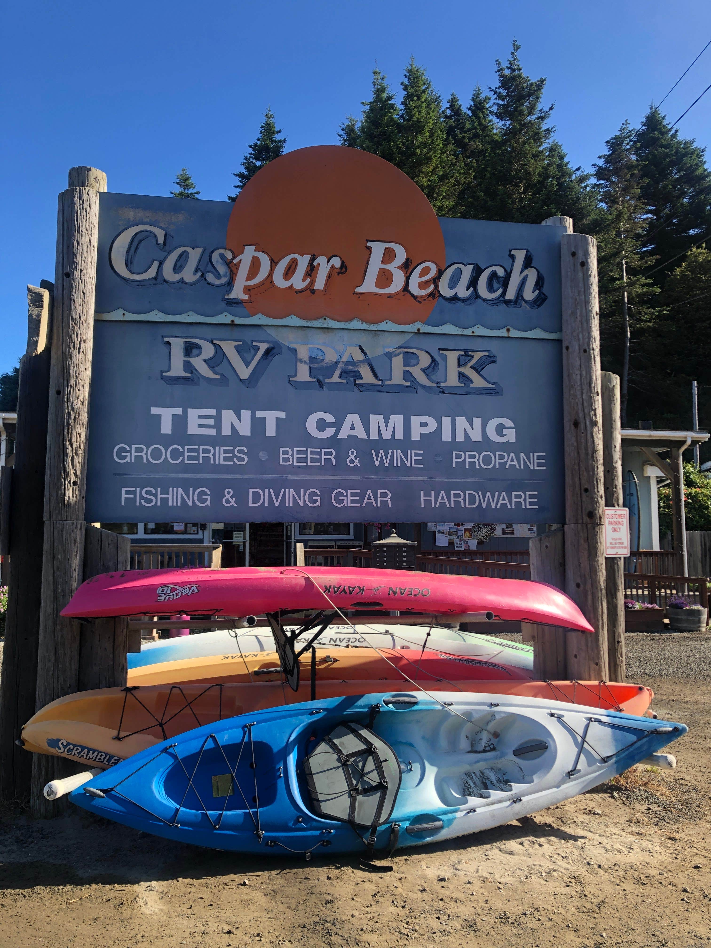 Camper-submitted photo at Caspar Beach RV Park & Campground near Fort Bragg, CA