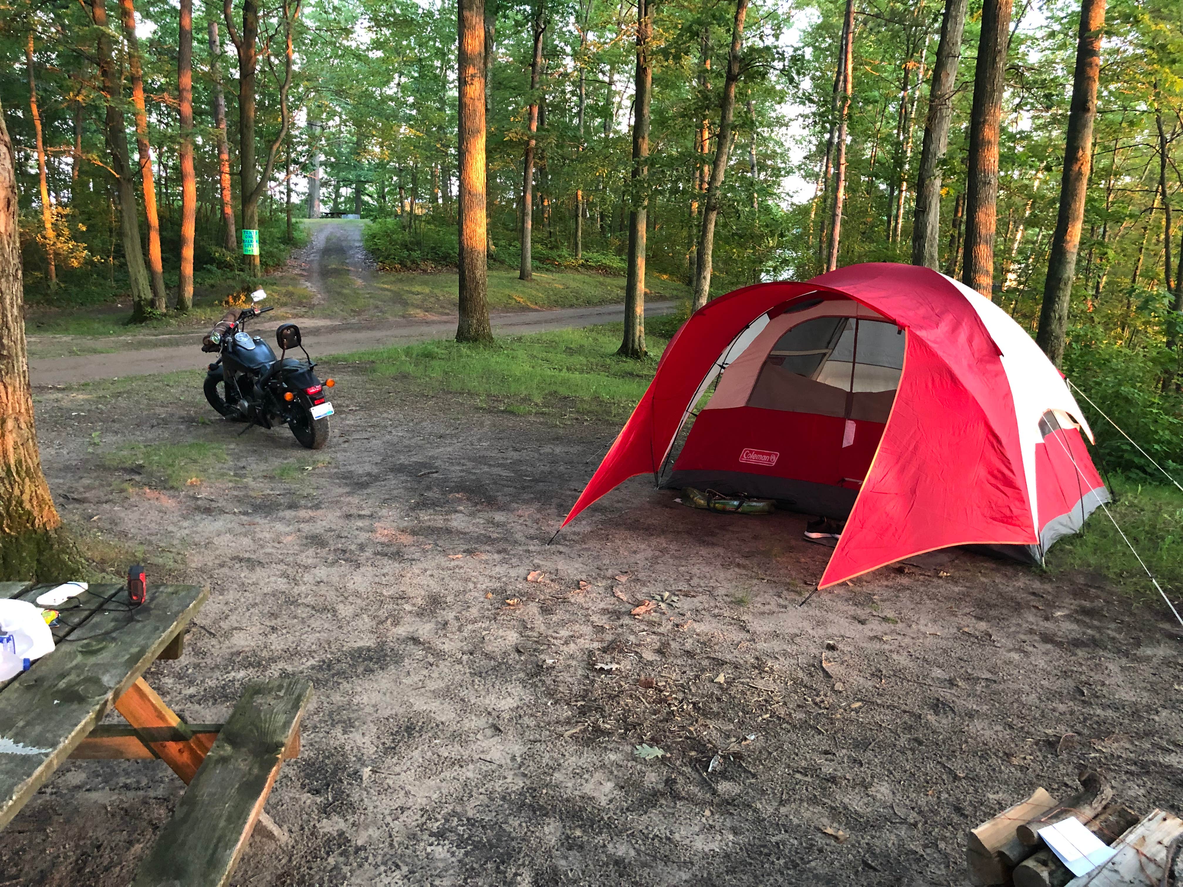 Michael W.'s photo at Tubbs Lake Island State Forest Campground near Stanton, MI