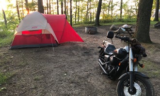 Camping near Paris Park: Tubbs Lake Island State Forest Campground, Remus, Michigan