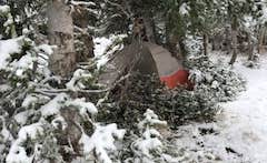 Isabelle K.'s photo of a dispersed camping area at Uinta-Wasatch-Cache National Forest Dispersed Camping in Utah
