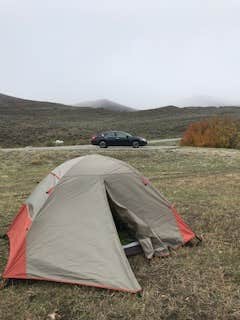 Isabelle K.'s photo of a dispersed camping area at Fifth Water Hot Springs Backpacking Site near Payson, UT