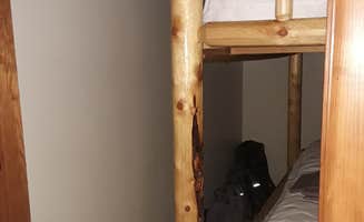 Brittney J.'s photo of glamping accommodations at Deer Creek Guard Station Cabin near Kimberly, OR