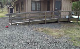 Brittney J.'s photo of a cabin at Deer Creek Guard Station Cabin near Dayville, OR