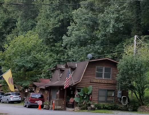 Myron C.'s photo of glamping accommodations at Lazy Turtle Campground & Cabins near Bryson City, NC