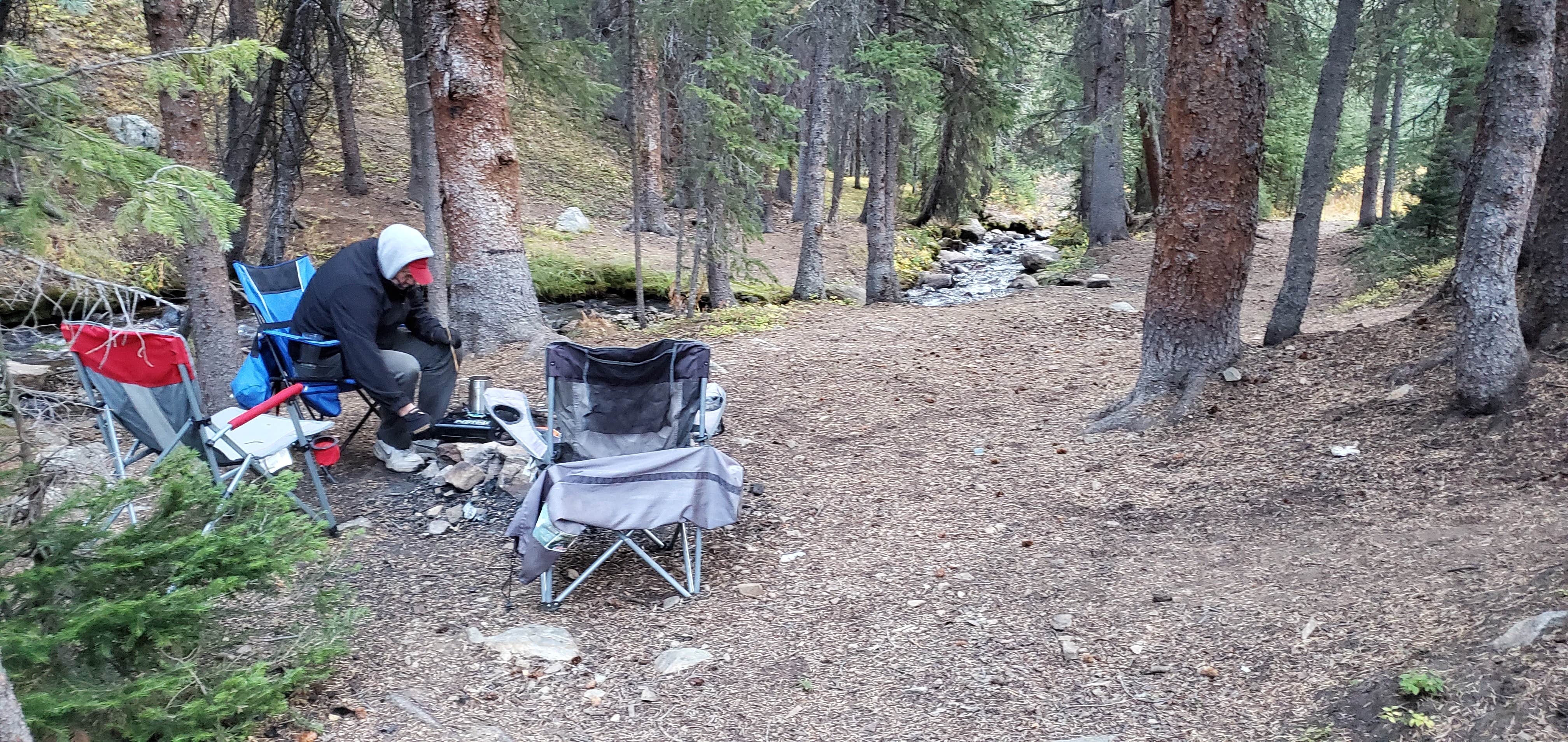 Camper submitted image from Saints John Trail Roadside Campsites - 1