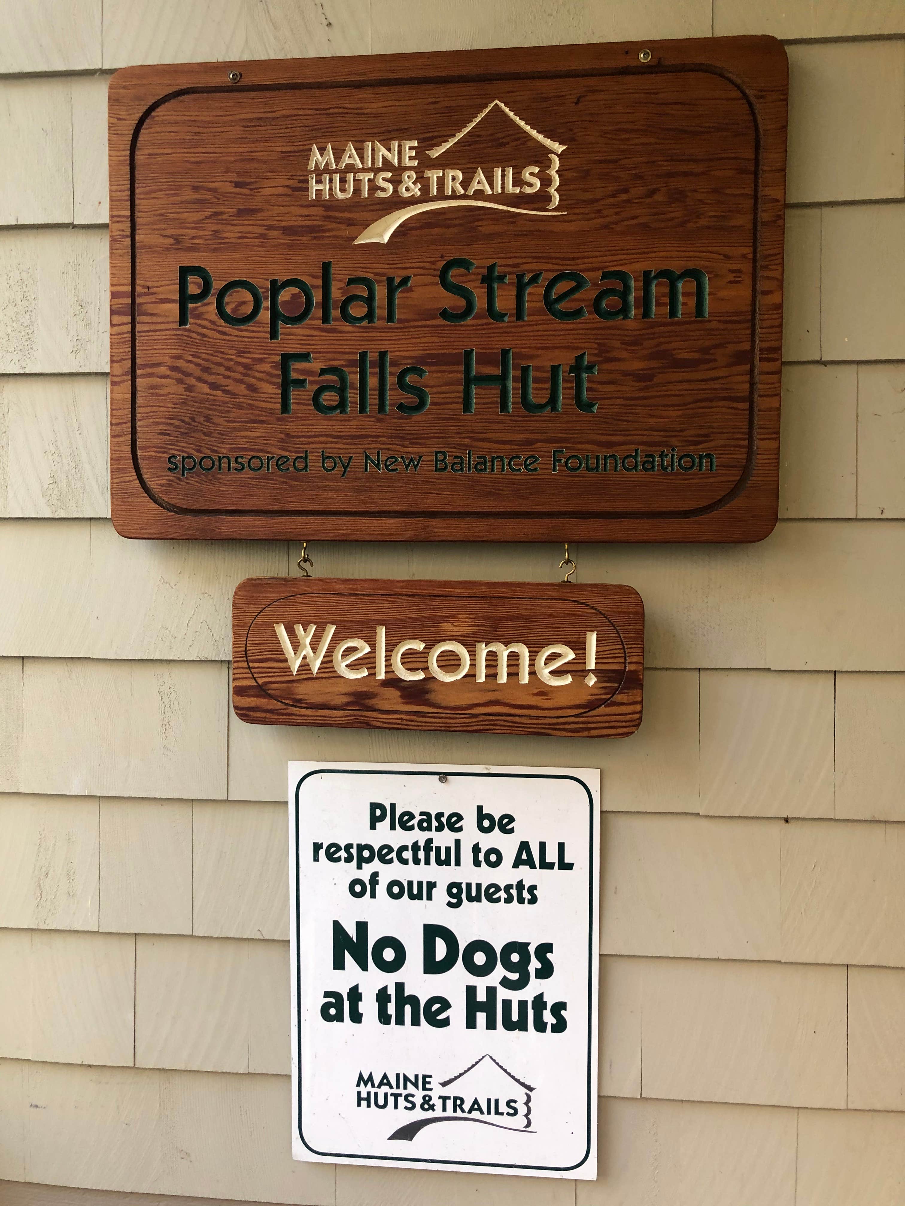 Camper-submitted photo at Poplar Stream Hut near Greenville, ME