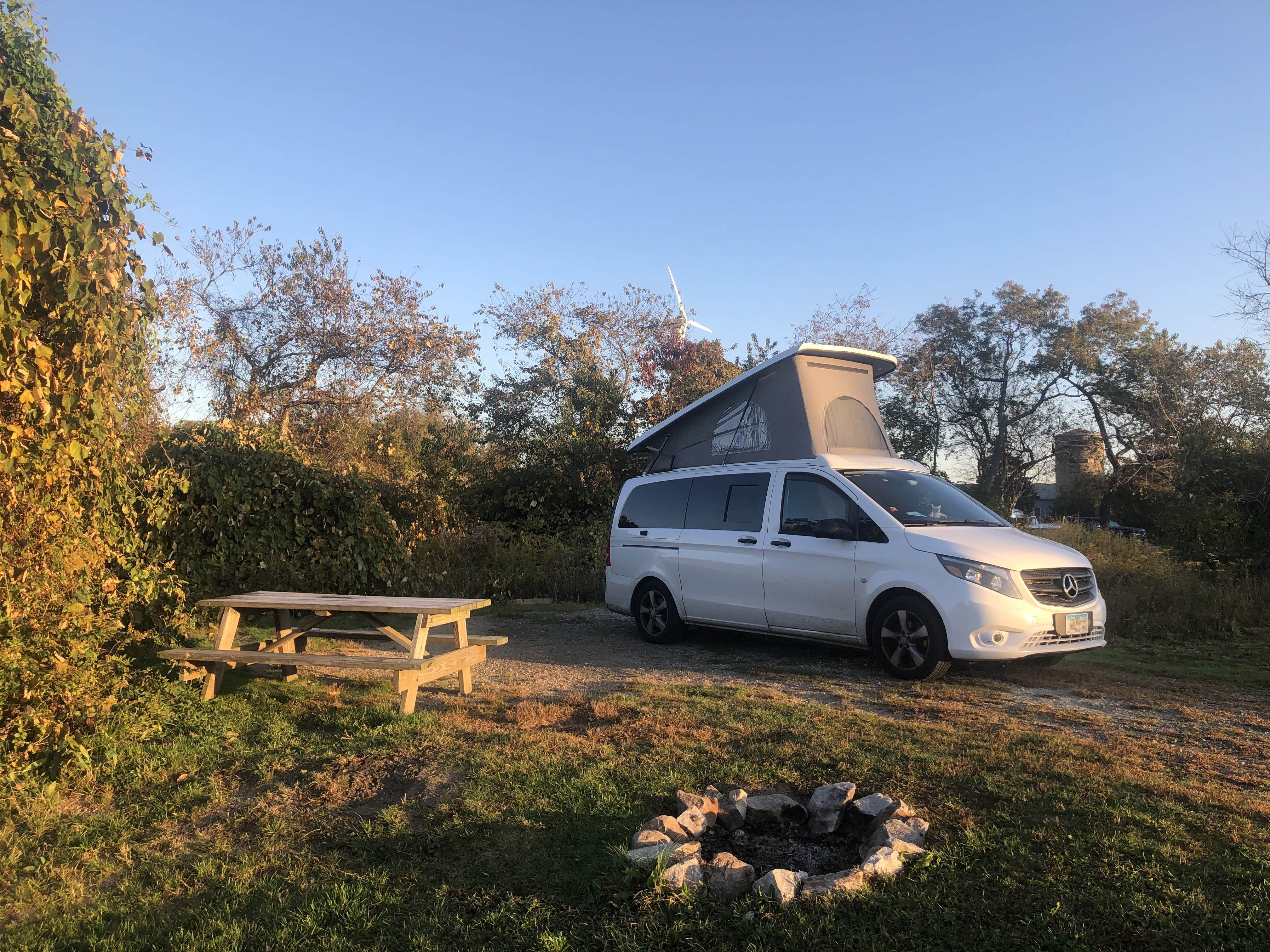 Lee D.'s photo of rv camping at Fishermens Memorial State Park Campground near Block Island, RI