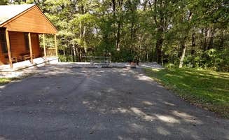 J K.'s photo of a cabin at Raccoon Creek State Park Campground near Wheeling, WV