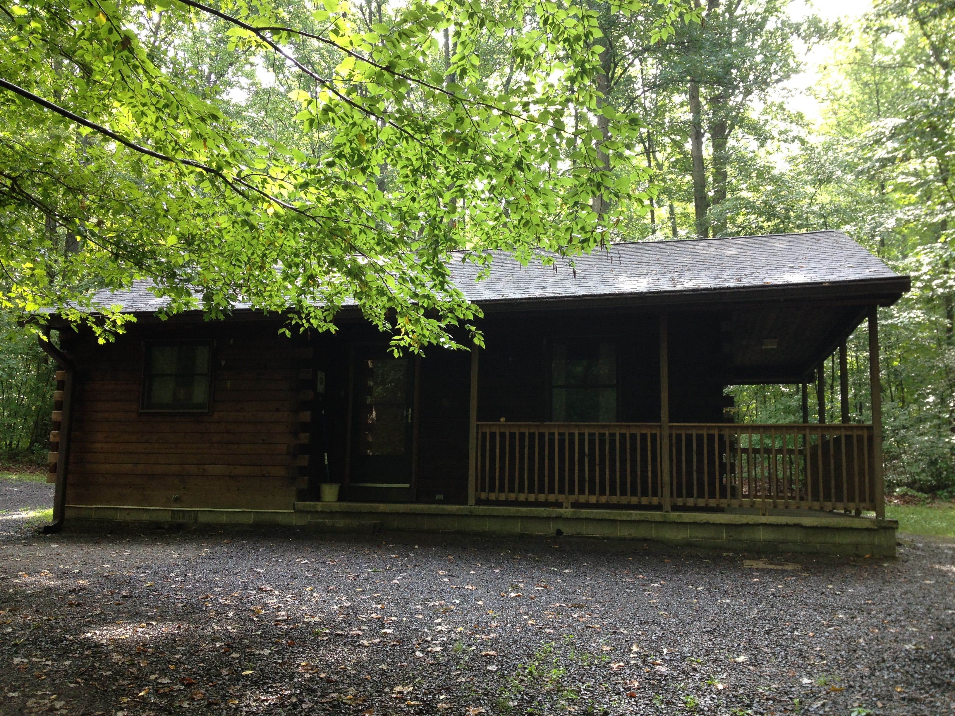 J K.'s photo of a cabin at Nockamixon State Park Cabins near Runnemede, NJ