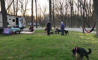 Shasta K.'s photo of camping with pets at Pokagon State Park Campground near Archbold, OH