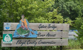 Camping near Eagle Lake State Wildlife Management Area: Gates Bridge County Park, Rockford, Iowa