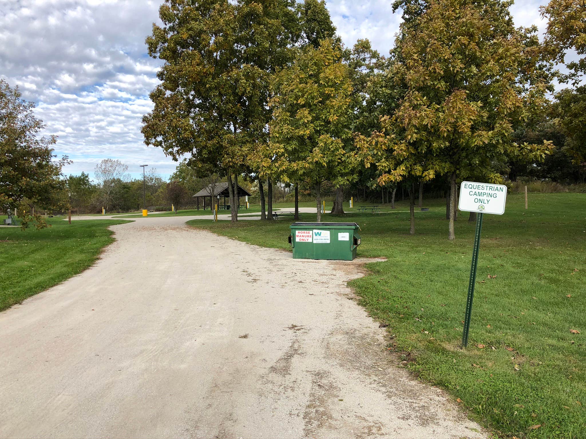 This loop is for equestrian campers only